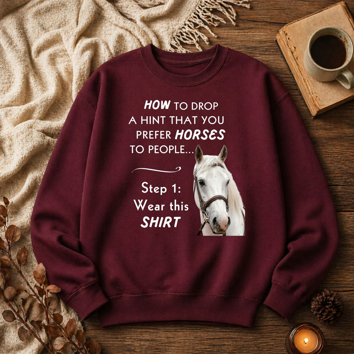 Prefer Horses Over People Sweatshirt – view 10