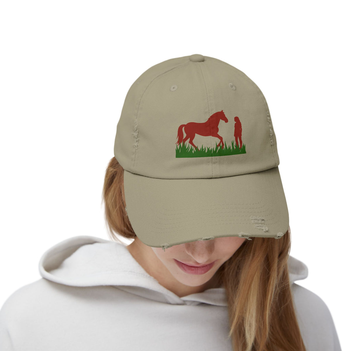 Horse and Rider Distressed Cap – view 13