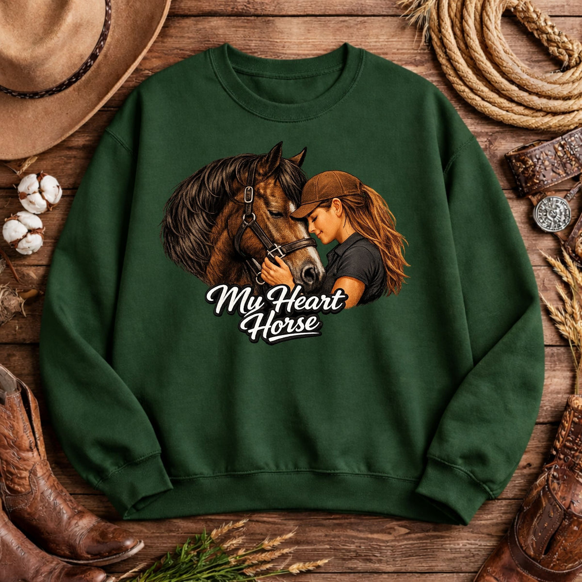 My Heart Horse Personalized Sweatshirt – view 17