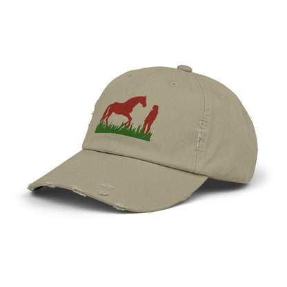 Horse and Rider Distressed Cap – view 11