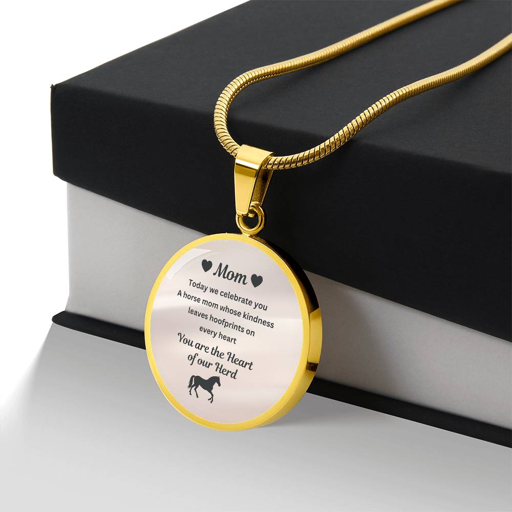 Horse Mom Necklace Gift – Heart Of Our Herd Jewelry for Mother’s Day – view 13