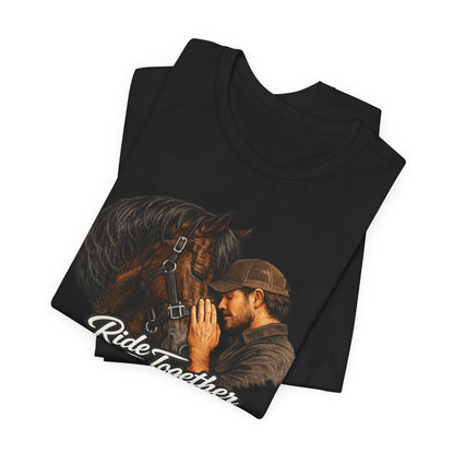 Ride Together Personalized Horse T-Shirt – view 22