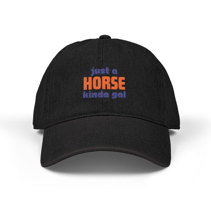 Just a Horse Kinda Gal Embroidered Cap – view 8