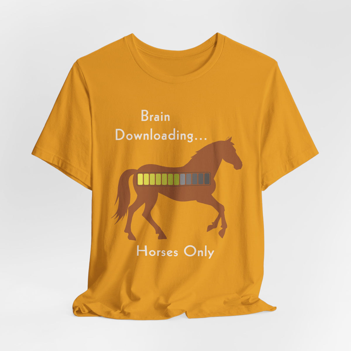 Brain Downloading Horses T-Shirt – view 14