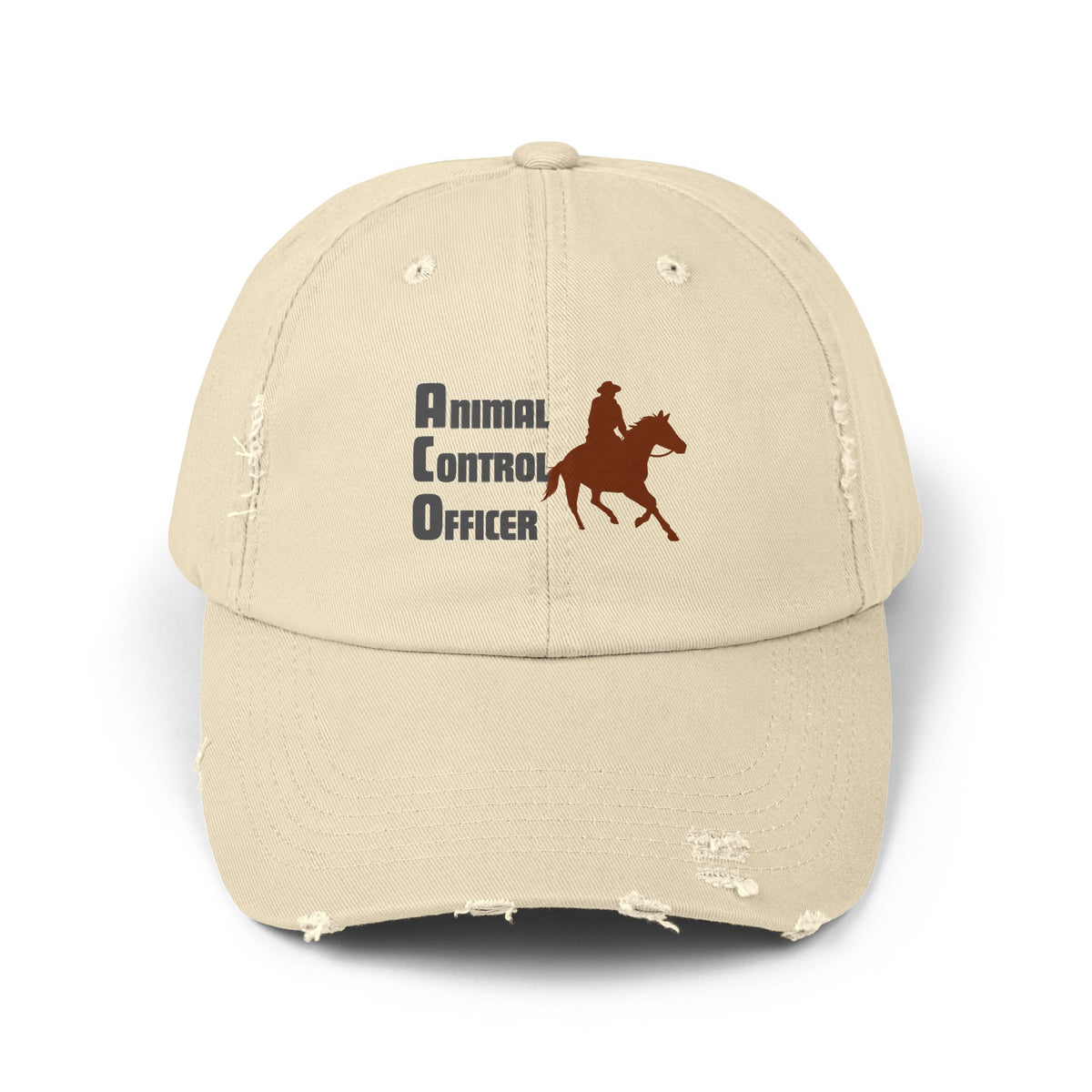 Animal Control Officer Horse Distressed Cap – view 5