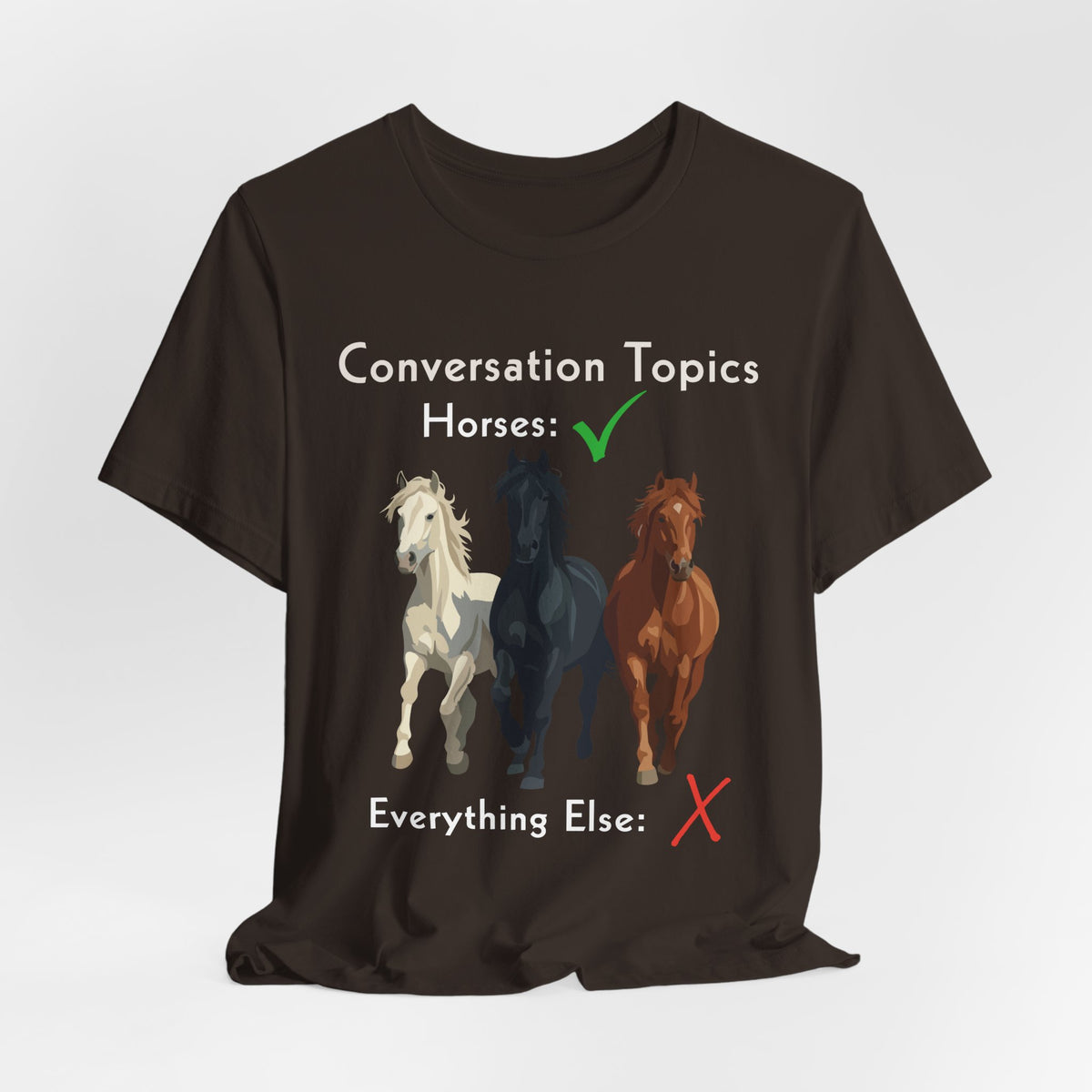 Horse Conversation Topics T-Shirt – view 20