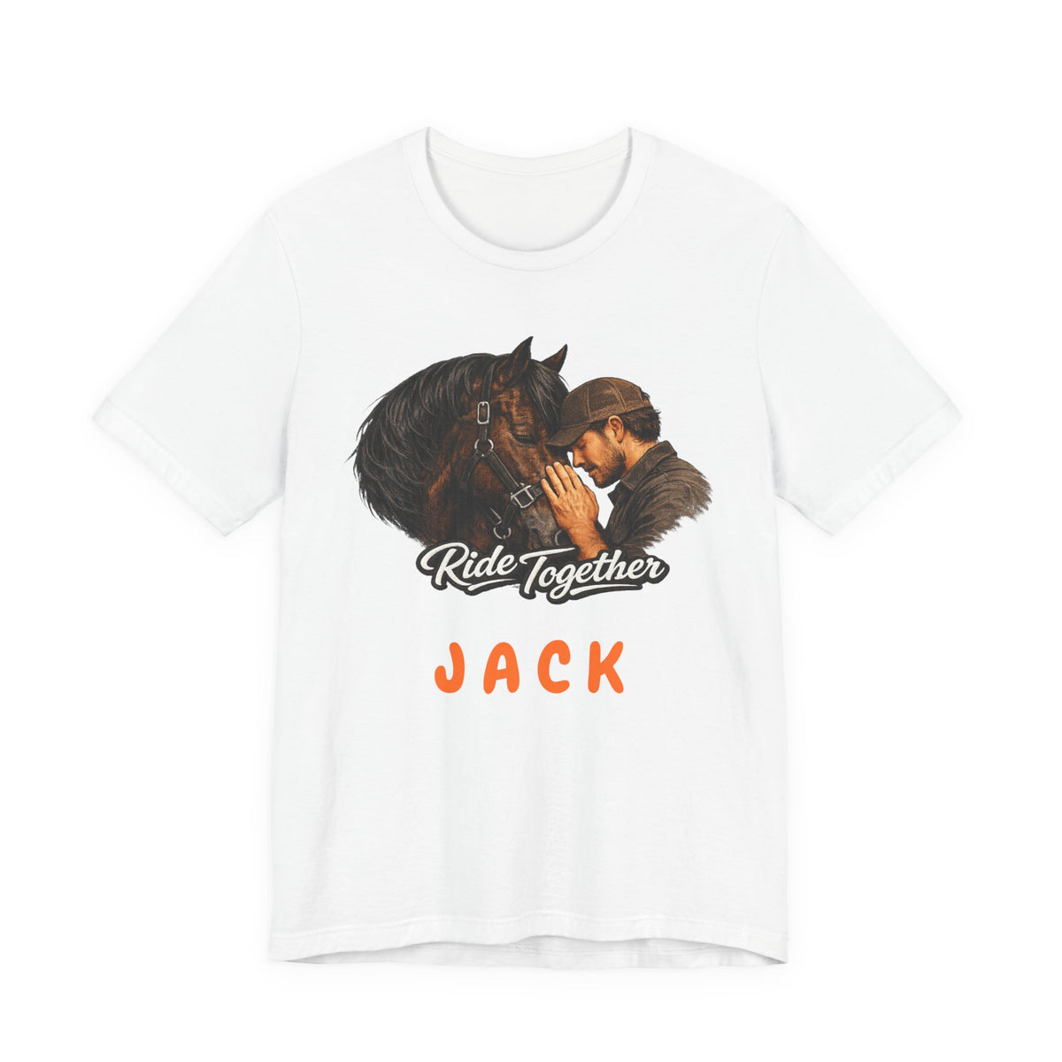 Ride Together Personalized Horse T-Shirt – view 6