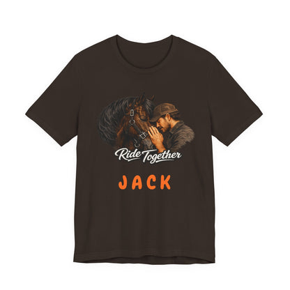 Ride Together Personalized Horse T-Shirt – view 9