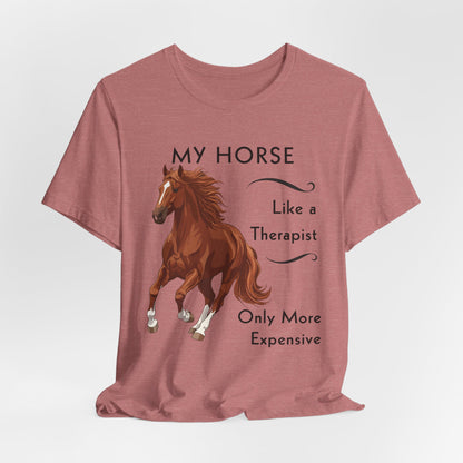 My Horse Is My Therapist T-Shirt – view 12