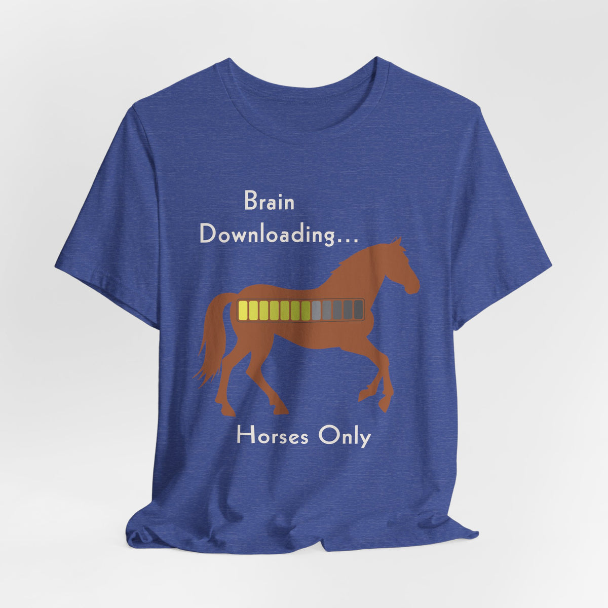Brain Downloading Horses T-Shirt – view 15