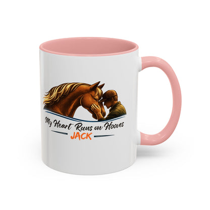 Heart Runs on Hooves Male Two-Tone Mug – view 8