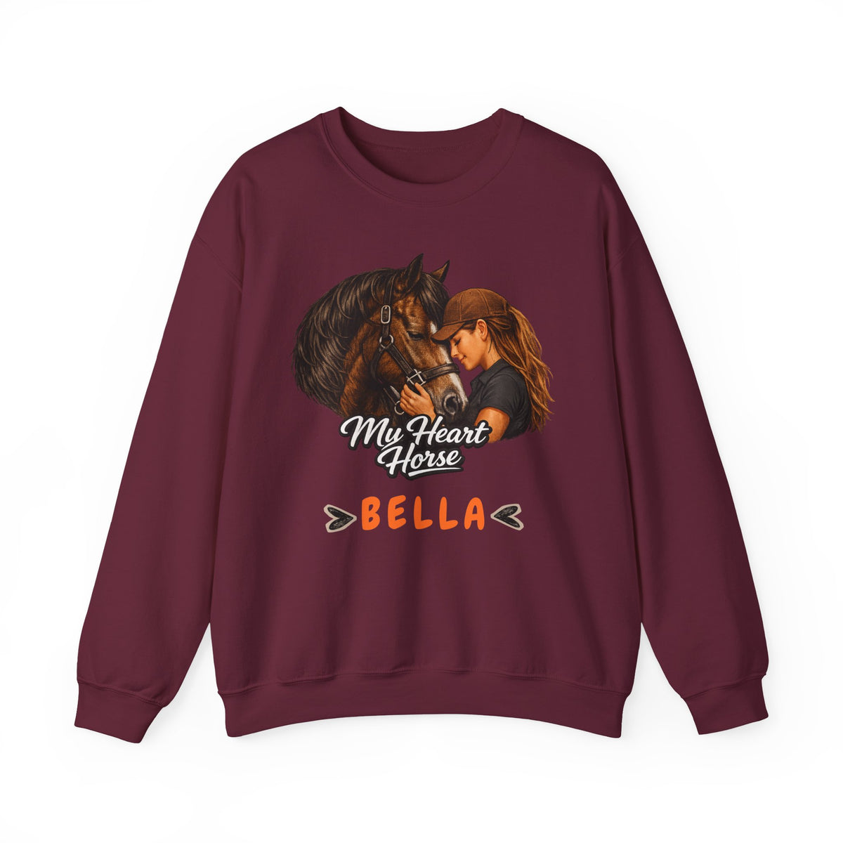 My Heart Horse Personalized Sweatshirt – view 10