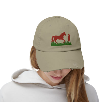 Horse and Rider Distressed Cap – view 13