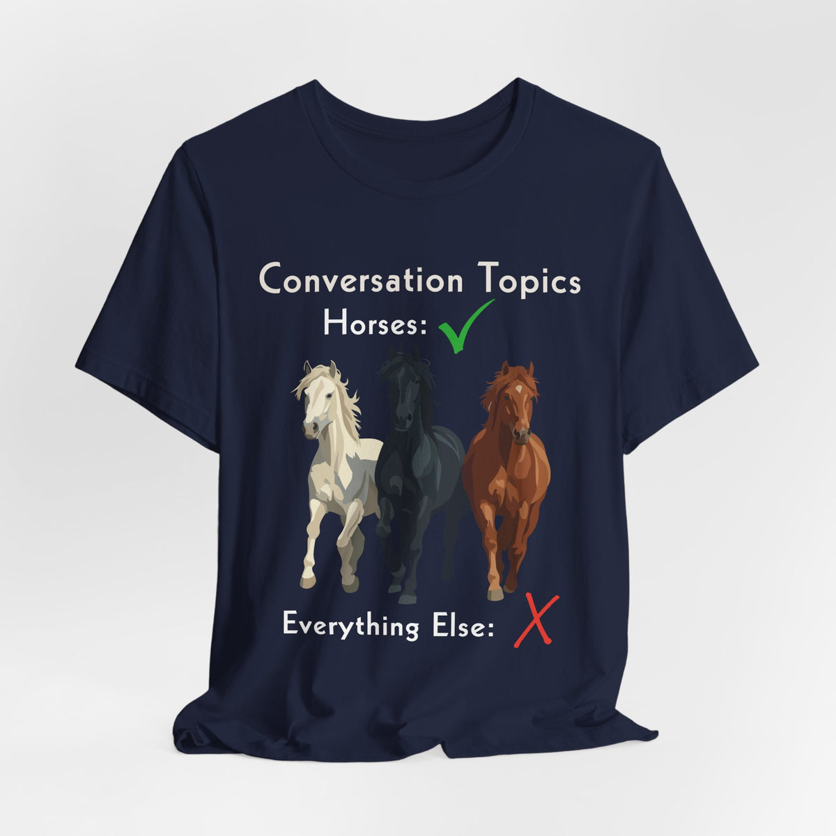 Horse Conversation Topics T-Shirt – view 15
