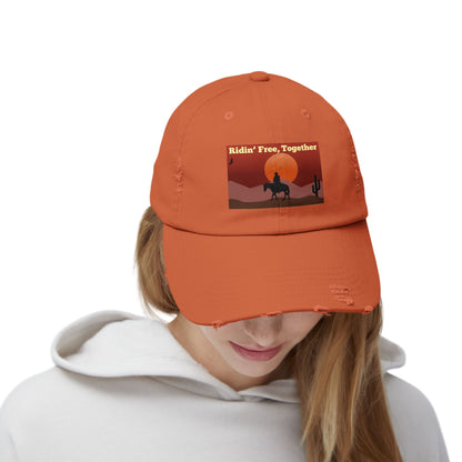 Ridin' Free Together Distressed Cap – view 4