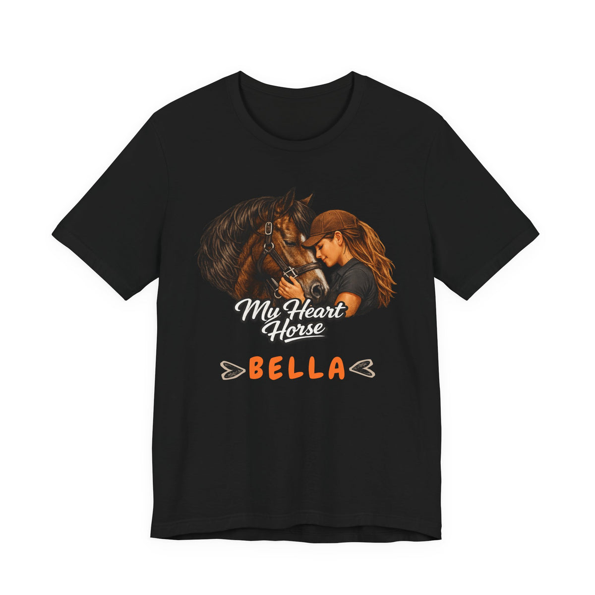 My Heart Horse Personalized T-Shirt – view 5