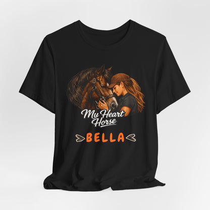 My Heart Horse Personalized T-Shirt – view 20