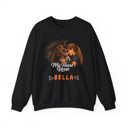 My Heart Horse Personalized Sweatshirt – view 8