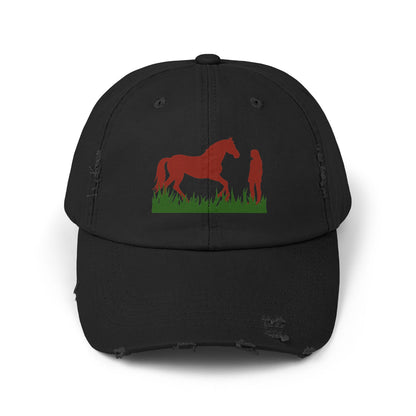 Horse and Rider Distressed Cap – view 5
