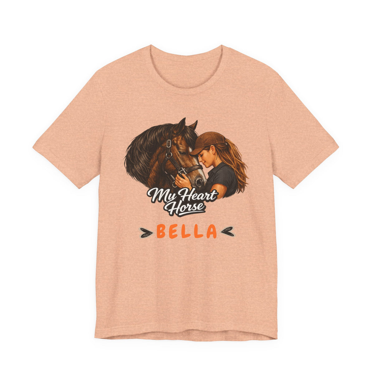 My Heart Horse Personalized T-Shirt – view 10