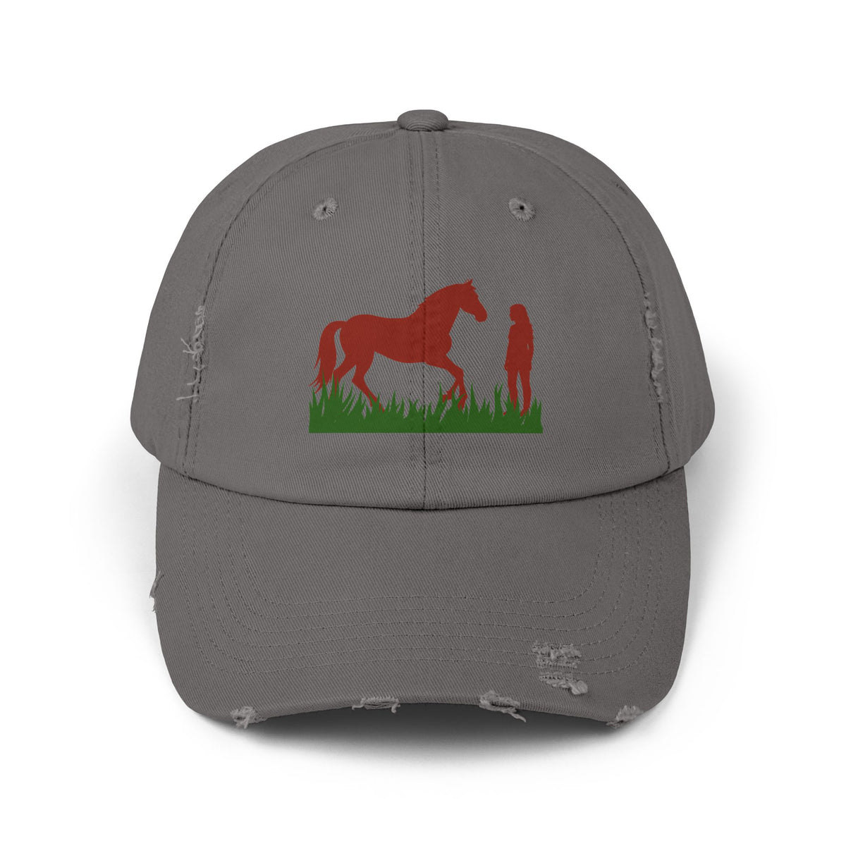 Horse and Rider Distressed Cap – view 9