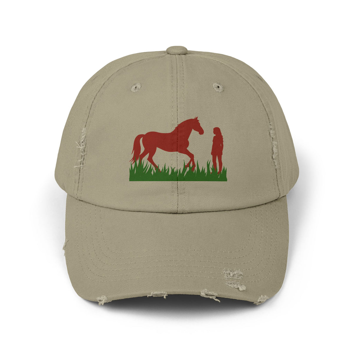 Horse and Rider Distressed Cap – view 4