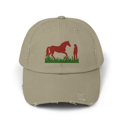 Horse and Rider Distressed Cap – view 4