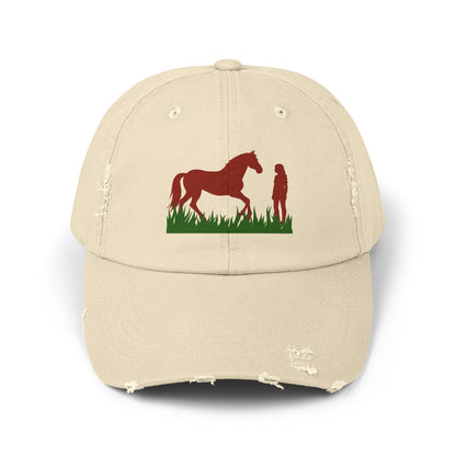 Horse and Rider Distressed Cap – view 6
