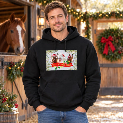 Merry Horse-Mas Christmas Hoodie