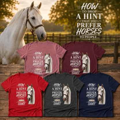 Prefer Horses Over People T-Shirt – view 2