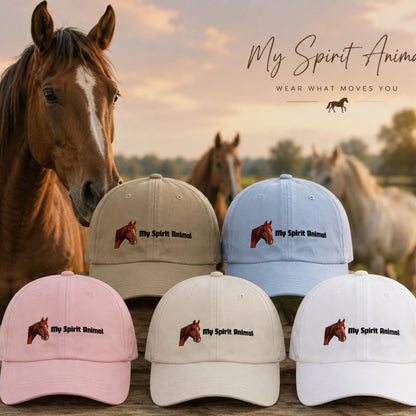 My Spirit Animal Horse Dad Cap – view 4