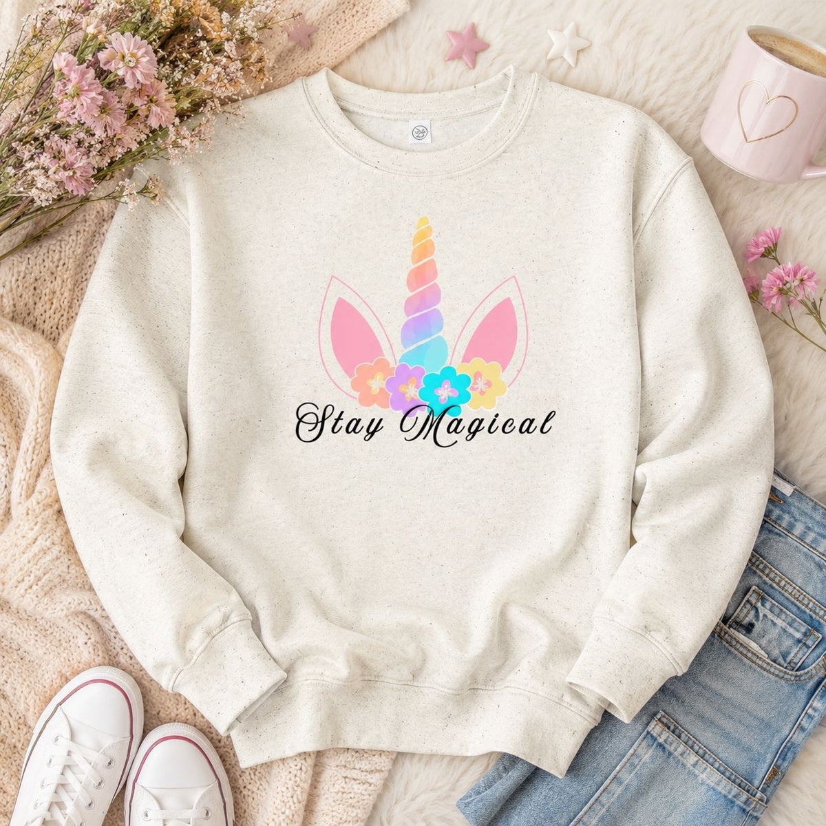 Stay Magical Unicorn Kids Sweatshirt