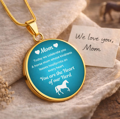 Heart of Our Herd Round-Shaped Necklace – view 7