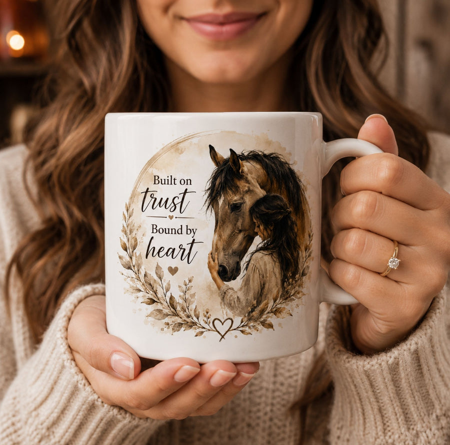 Bound by Heart Horse Mug
