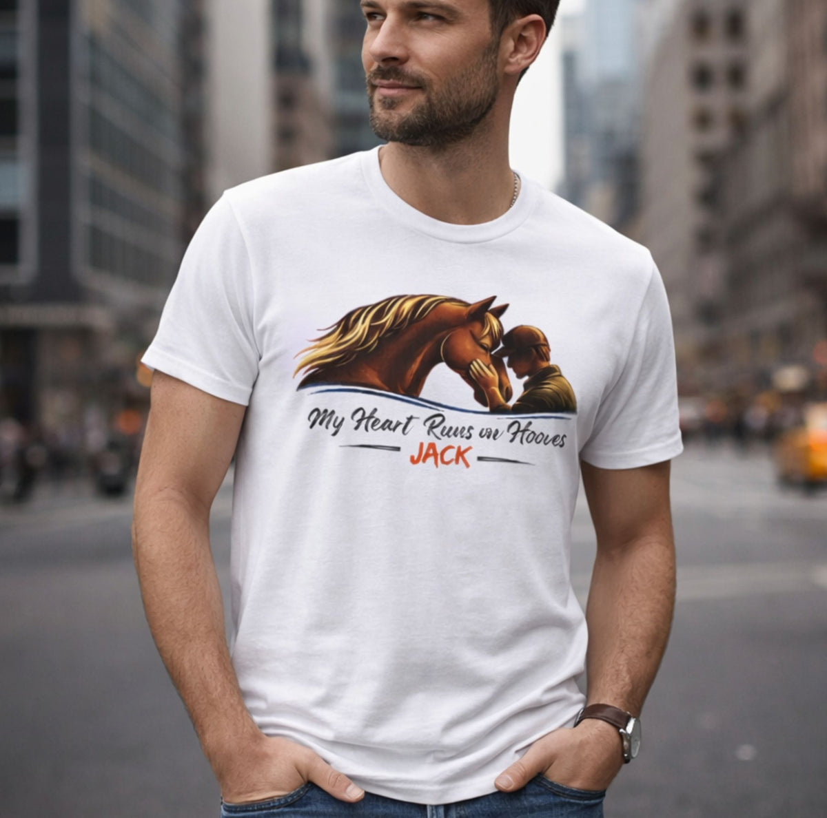 My Heart Runs on Hooves Tr-Shit – view 2