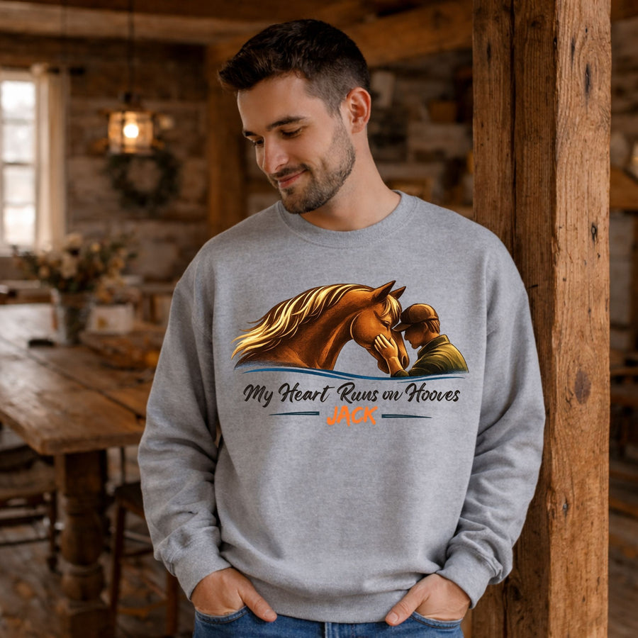 My Heart Runs on Hooves Sweatshirt