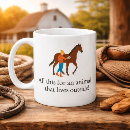 All This for an Animal Ceramic Mug