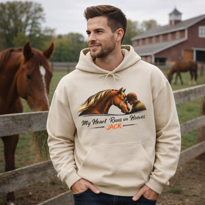 My Heart Runs on Hooves Hoodie