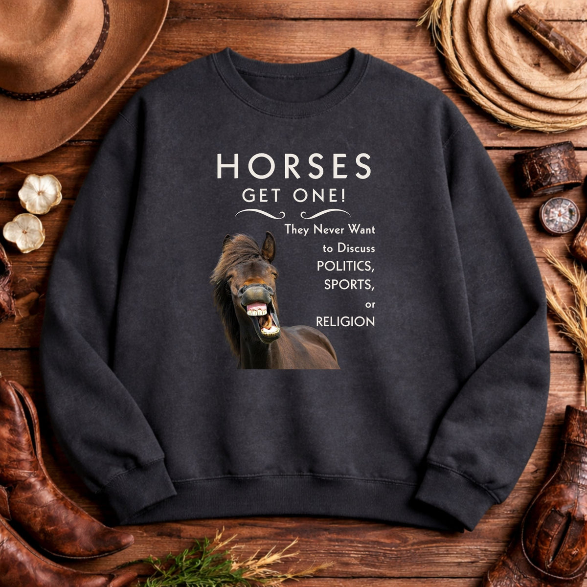 Horses Get One Sweatshirt – view 2