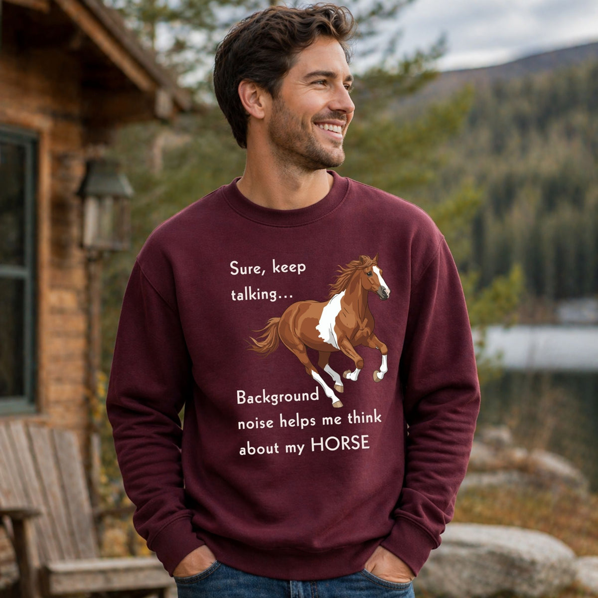 Keep Talking Horse Sweatshirt – view 5