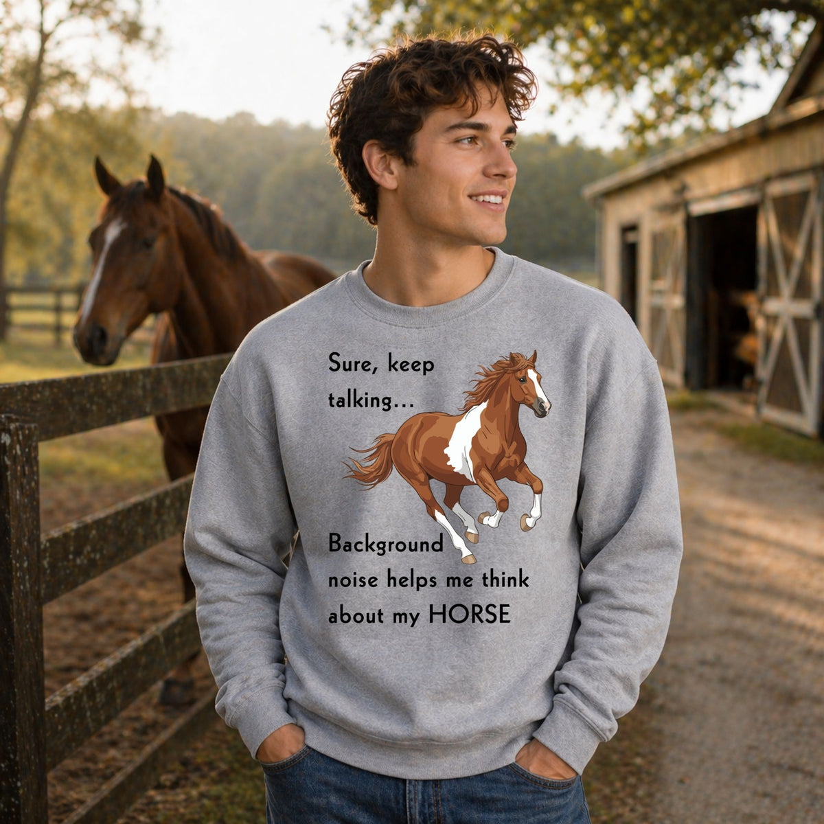 Keep Talking Horse Sweatshirt – view 3
