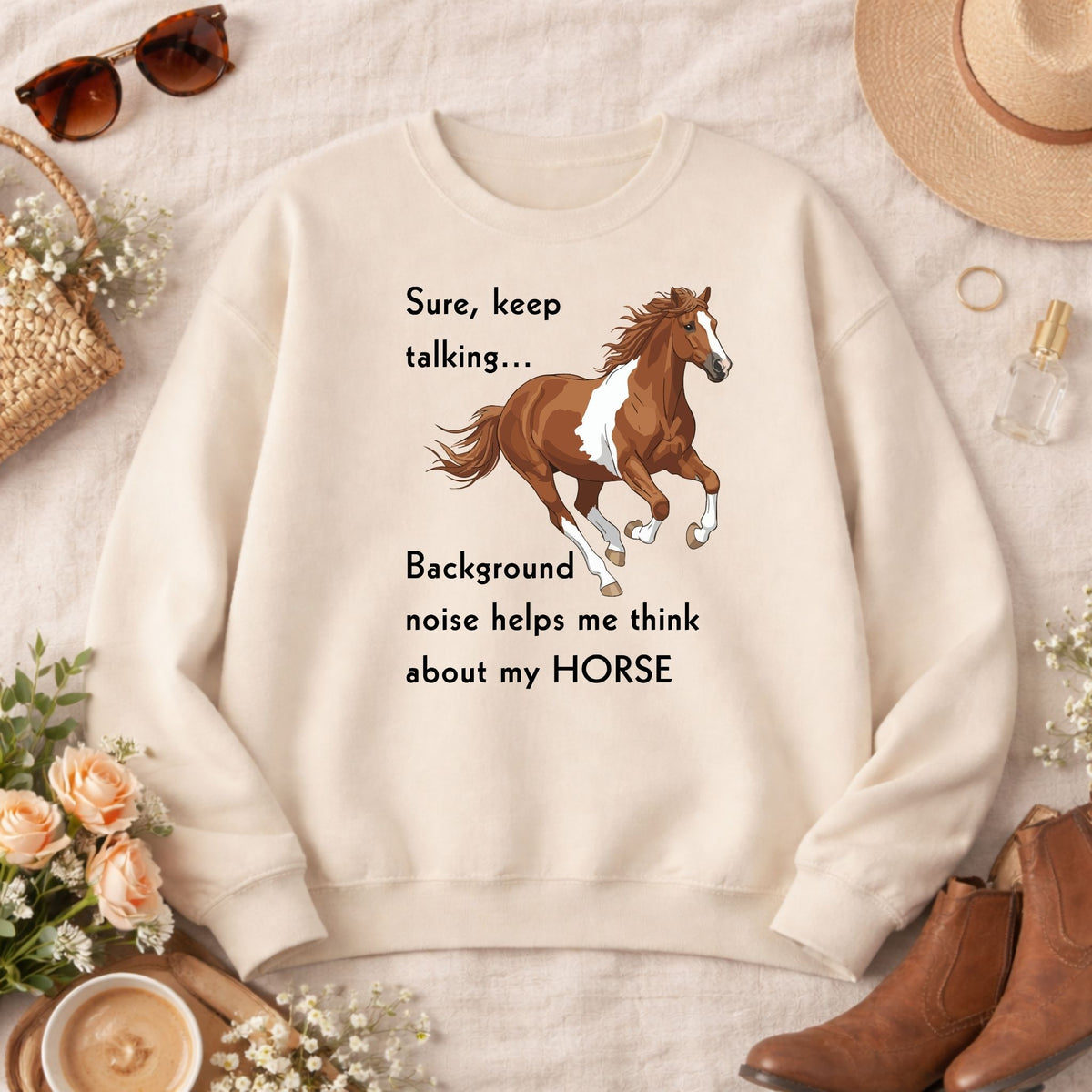 Keep Talking Horse Sweatshirt – view 6