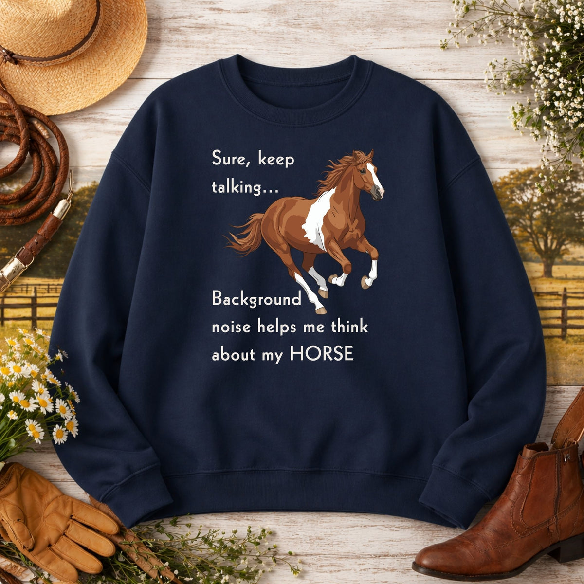 Keep Talking Horse Sweatshirt – view 8