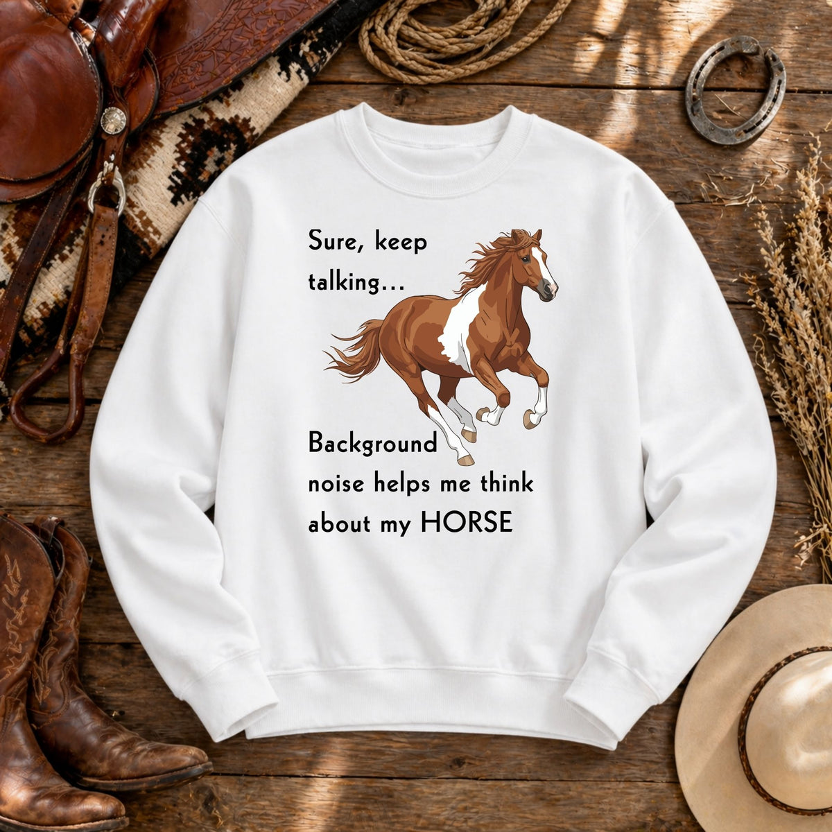 Keep Talking Horse Sweatshirt – view 4