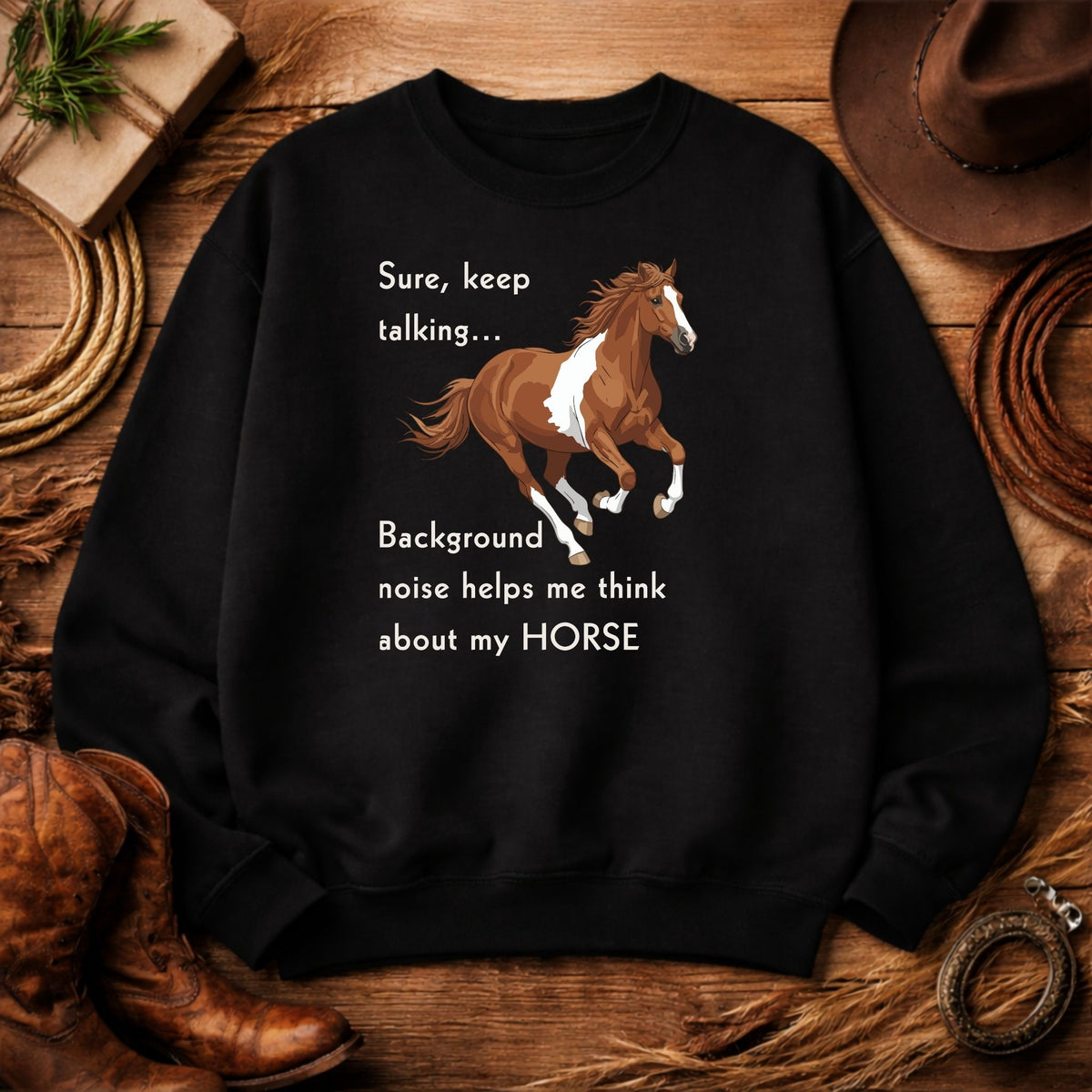 Keep Talking Horse Sweatshirt – view 2