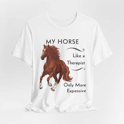 My Horse Is My Therapist T-Shirt – view 5