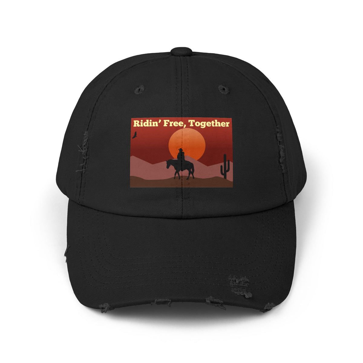 Ridin' Free Together Distressed Cap – view 6