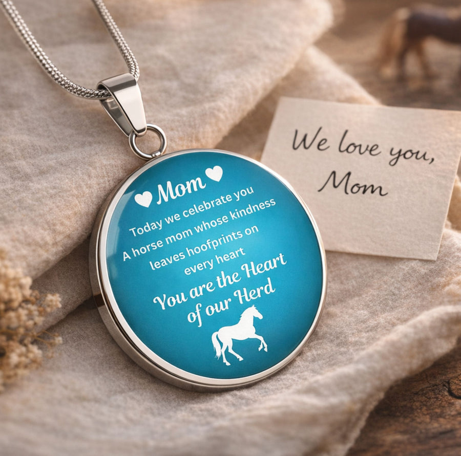 Heart of Our Herd Round-Shaped Necklace