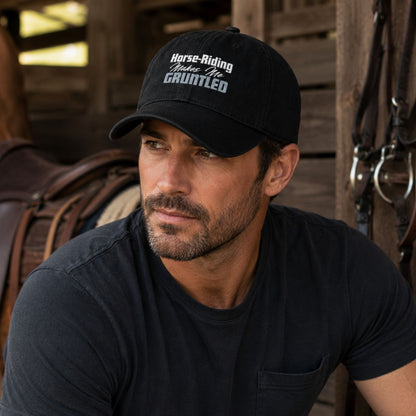 Horse Riding Makes Me Grounded Cap – view 2