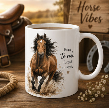 Born to Ride Horse Mug – view 2